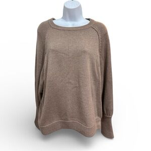 Bluivy Classic Brown Crew Neck Sweater